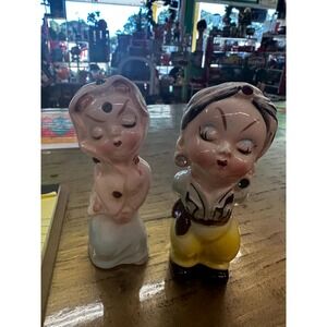 Vintage Gypsy Salt and Pepper Shakers